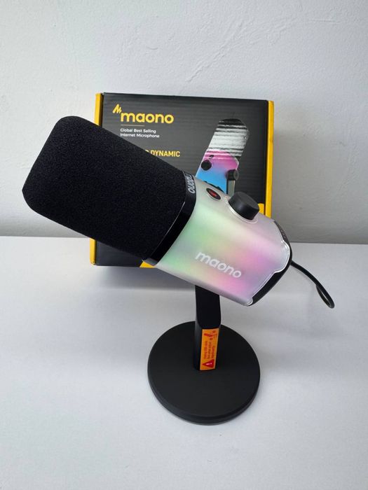 Мікрофон Maono PD100X RGB геймерський стрімів та подкастів fifine xlr