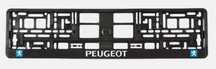 Suporte matricula com logotipo Peugeot