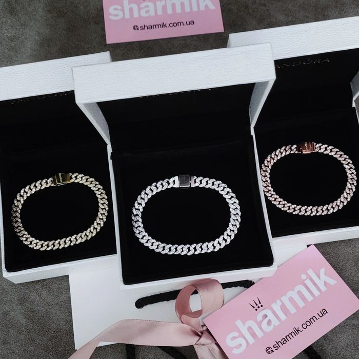 Pandora Пандора  сережки кульчики червоні серця