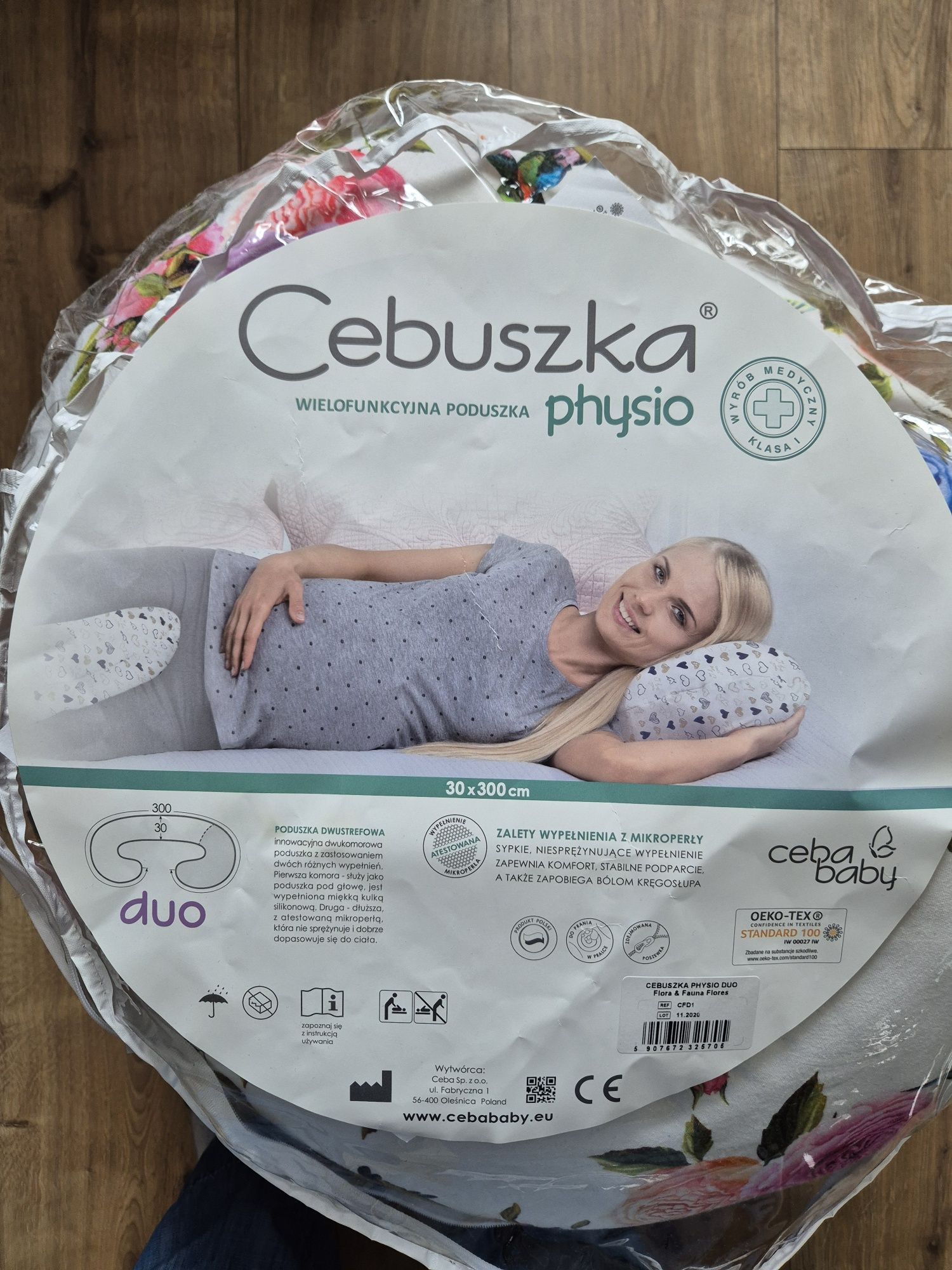Poduszka ciążowa Cebuszka Physio ceba baby