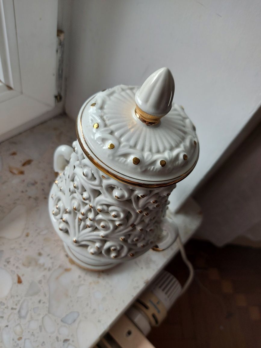 Lampka nocna porcelanowa włoska