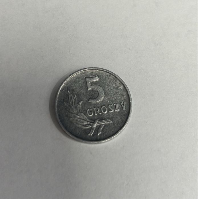 Moneta 5 groszy 1967r