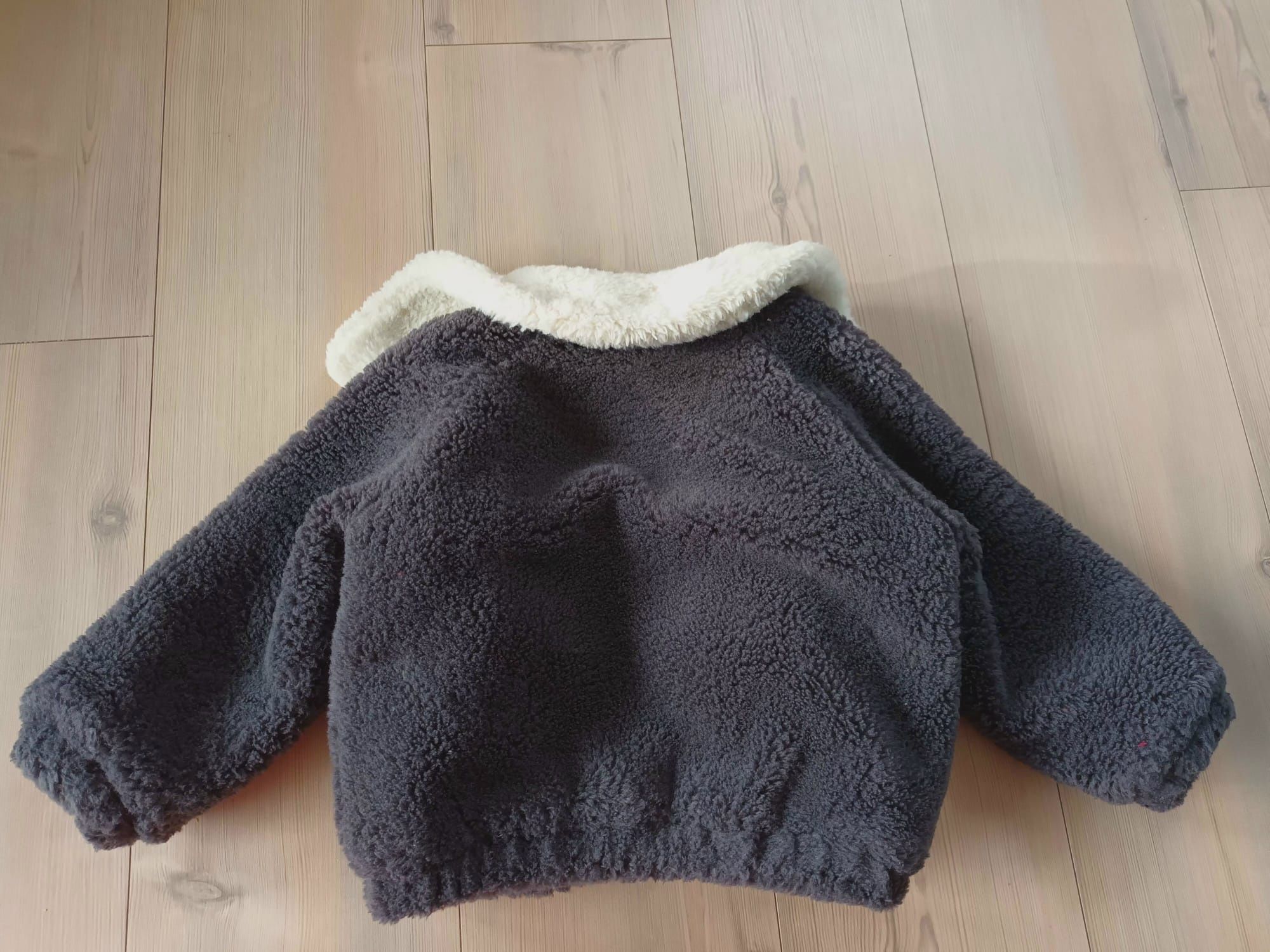 Mini Rodini faux fur Aviator kurtka kożuszek futerko 104/110 jacket