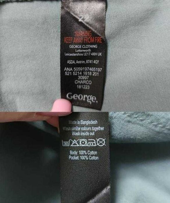 Коттонові брюки великого разміру от george.р.60(22) на  пишну красуню.