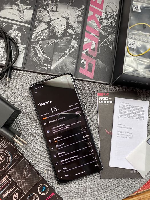 Смартфон Asus ROG Phone 5s 8/128Gb Phantom Black