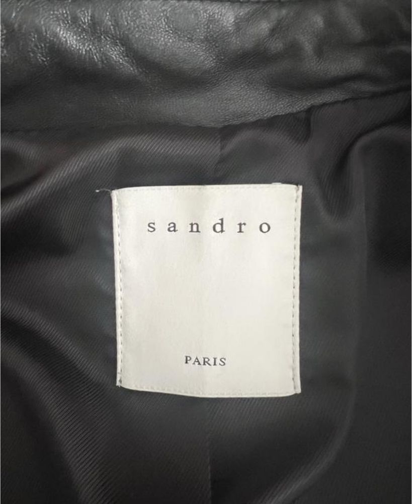 Жіноча шкірянка косуха sandro paris