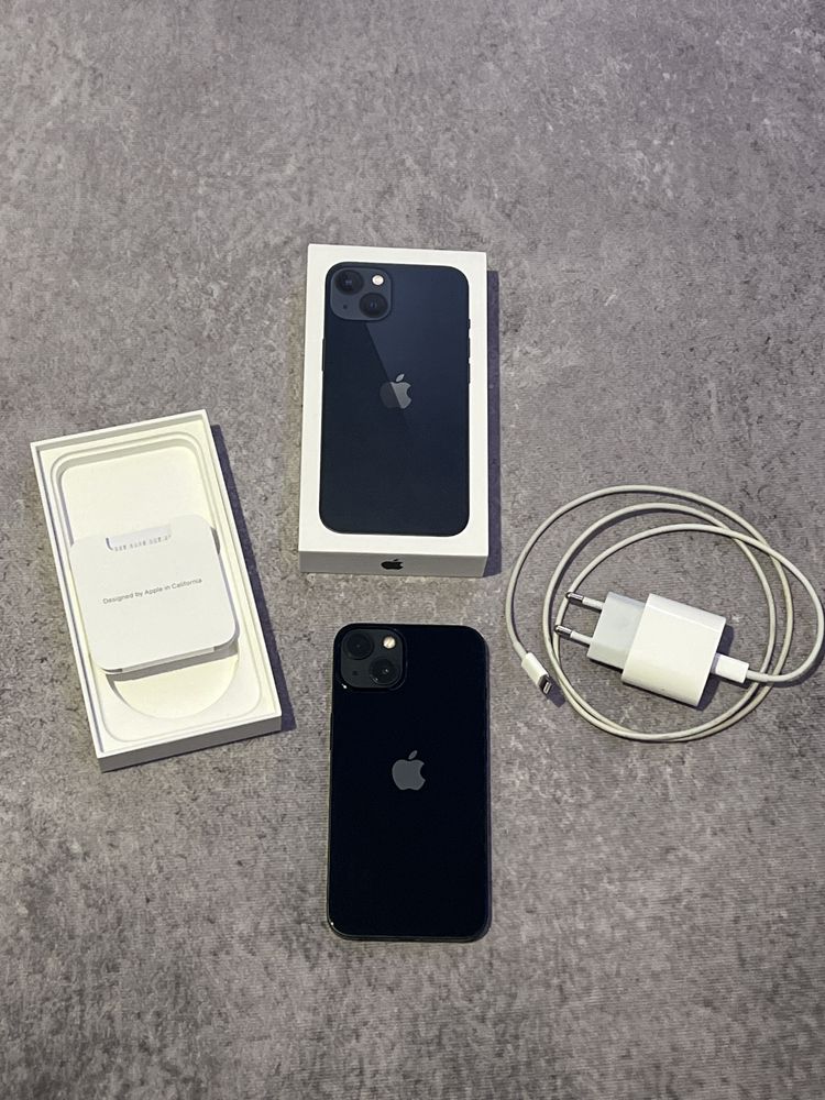 Iphone 13 bez rys + ładowarka, pudelko, szklo