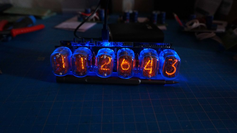 Радіоконструктор Nixie Clock набір лампового годинника ИН-12 ИН-14