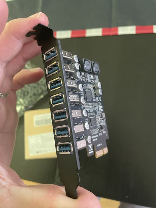Placa PCIe 7 USB3.0