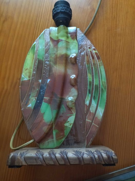 Candeeiro vidro trabalhado