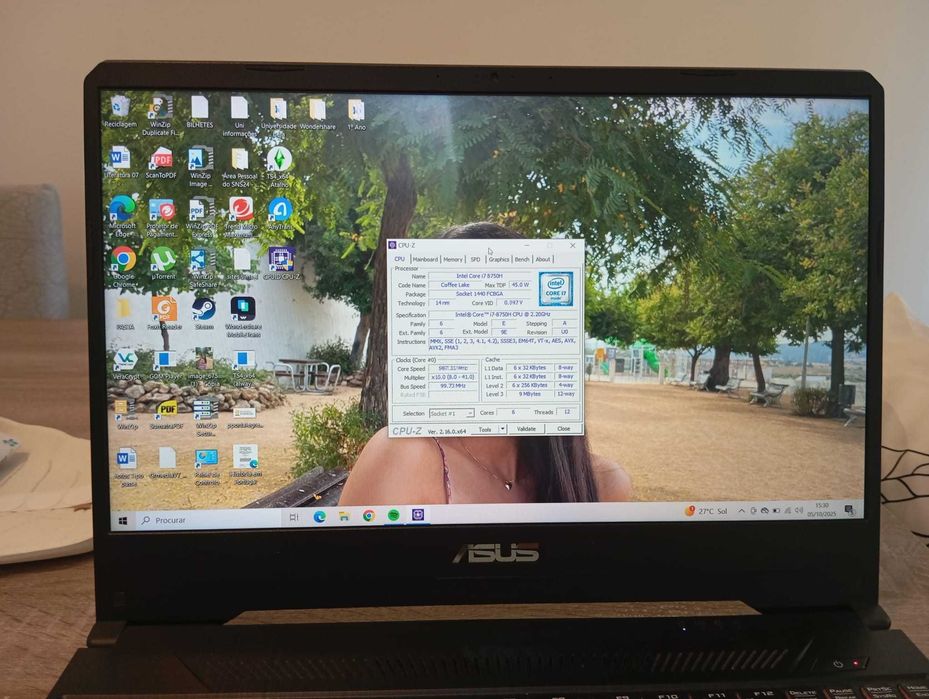 Potátil Asus TUF Gaming FX505GM Intel Core i7