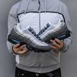 Кросівки Nike Air Max 95 White/Grey/Blue premium