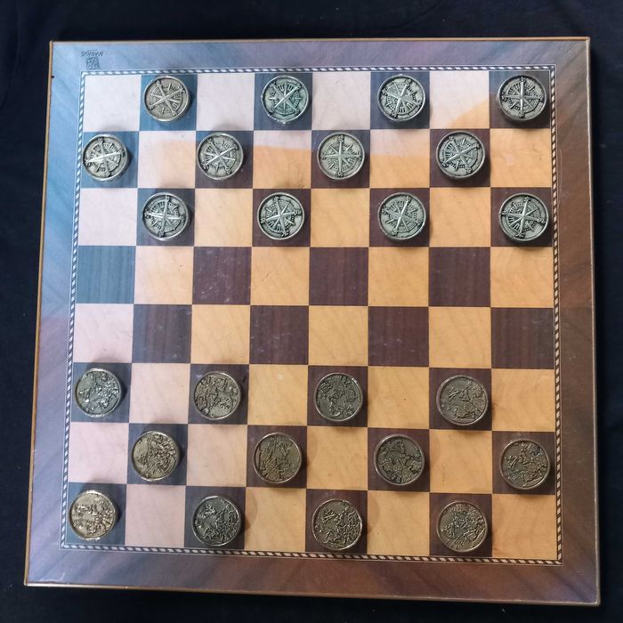 Jogo Damas " Tesouro dos Oceanos "