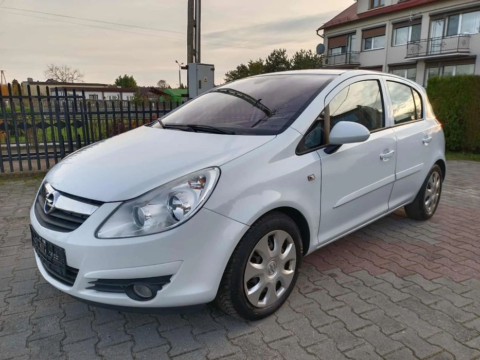 Opel Corsa Corsa D biała Automat Czujniki Klimatyzacja