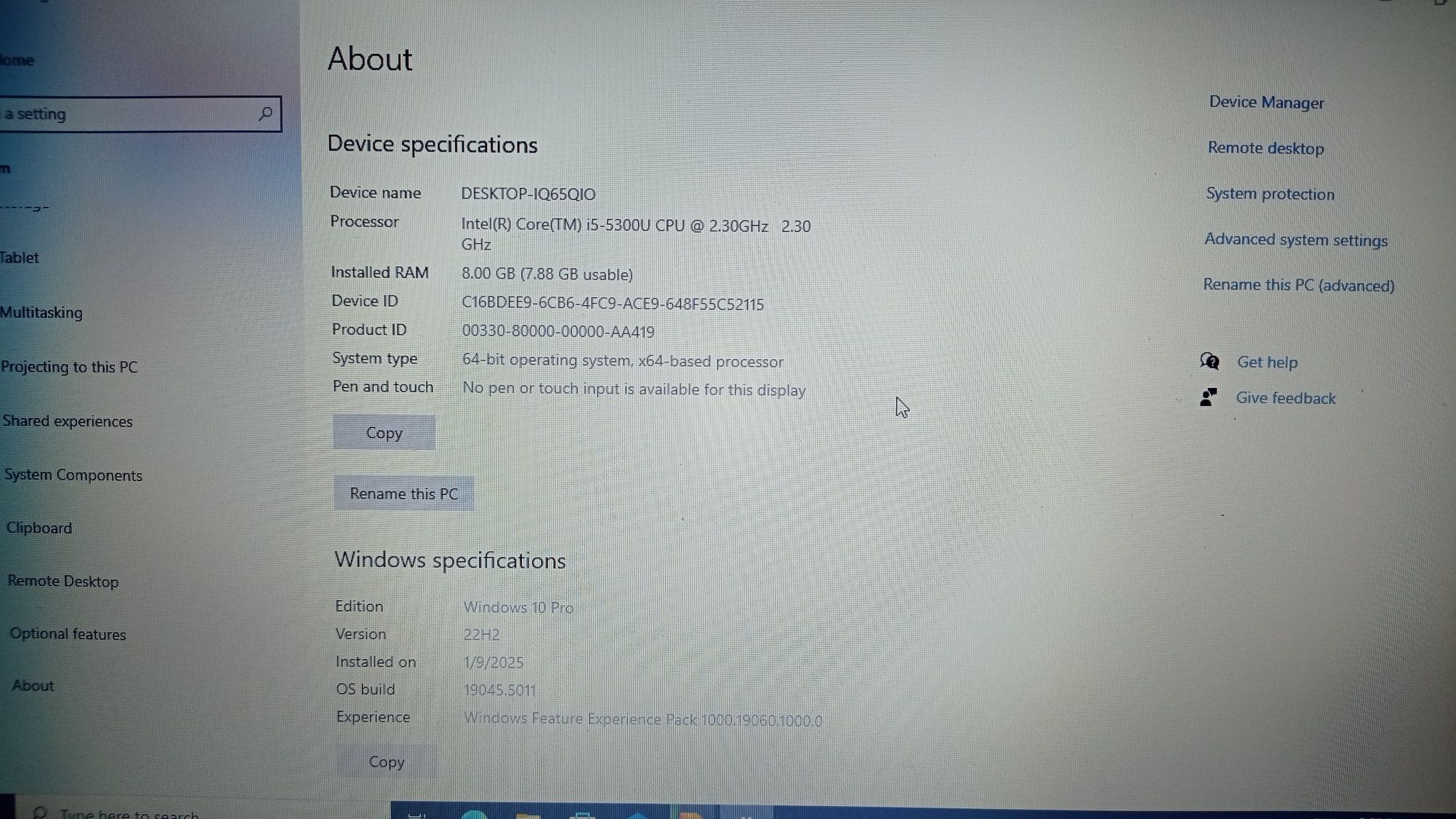 Laptop HP EliteBook 820 G2 i5-5200U 8GB 256GB SSD