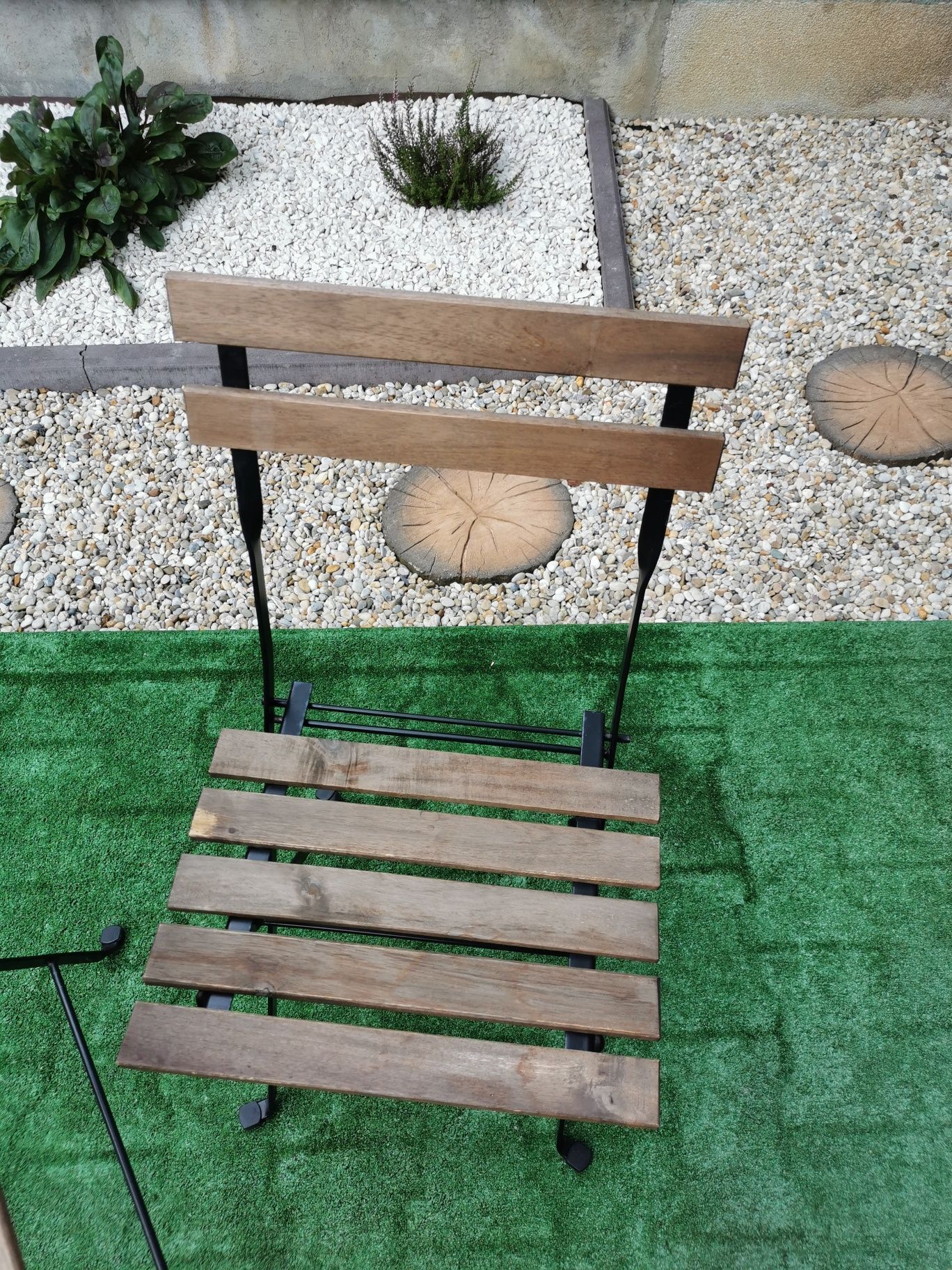 Stolik oraz krzesło ogrodowe balkonowe TÄRNÖ ikea