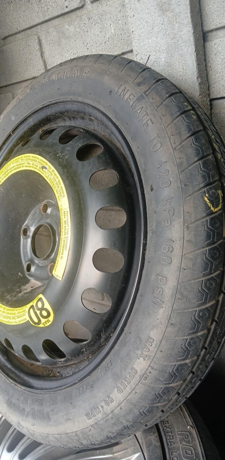 Opona Dojazdowa R17 Audi VW