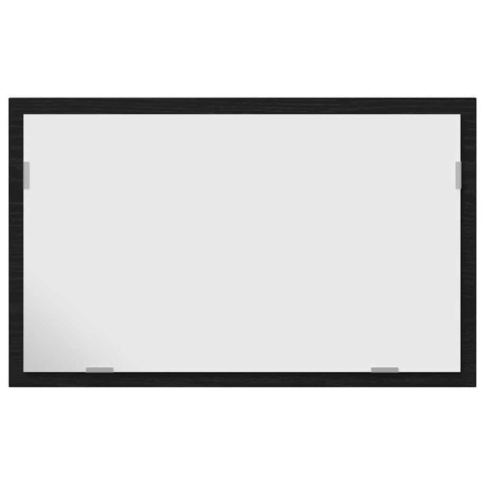Vidaxl Lustro Łazienkowe Z Oświetleniem Led, Czarny Dąb, 60X8,5X37 Cm