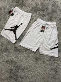 Шорти Jordan Sport Dri-Fit „Big logo,, All White,найк,джордан,шорти.