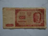 Banknot PRL 100 zł 1948 rok SERIA: CR