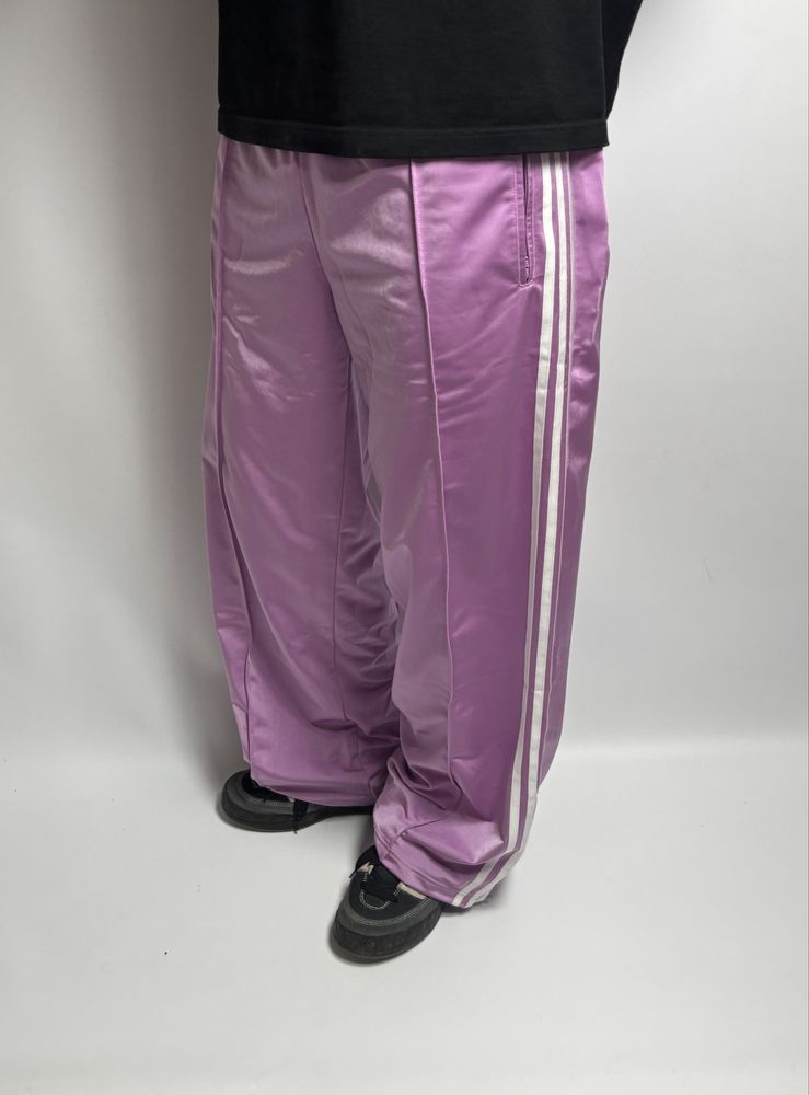 Нові широкі реп штани adidas firebird штаны адидас y2k rap balenc