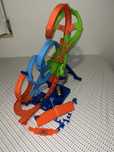 Hot Wheels Pista Zona de Choques de 4 Loopings