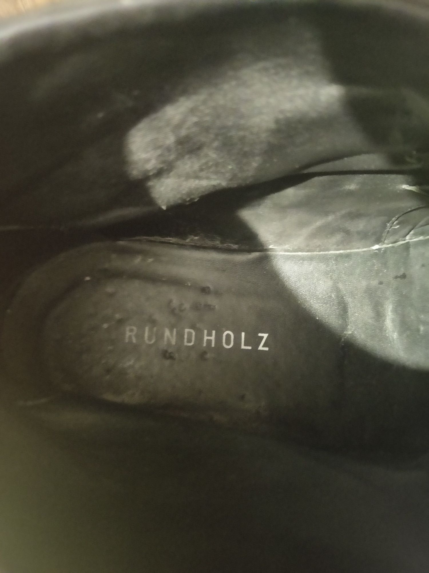 Rondholz pleated leather boots