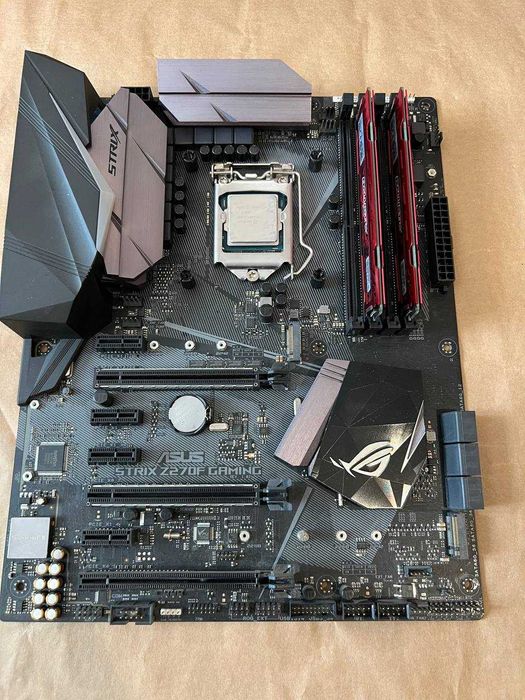 Материнська плата Asus + процесор і7 + оперативна пам'ять 16 gb