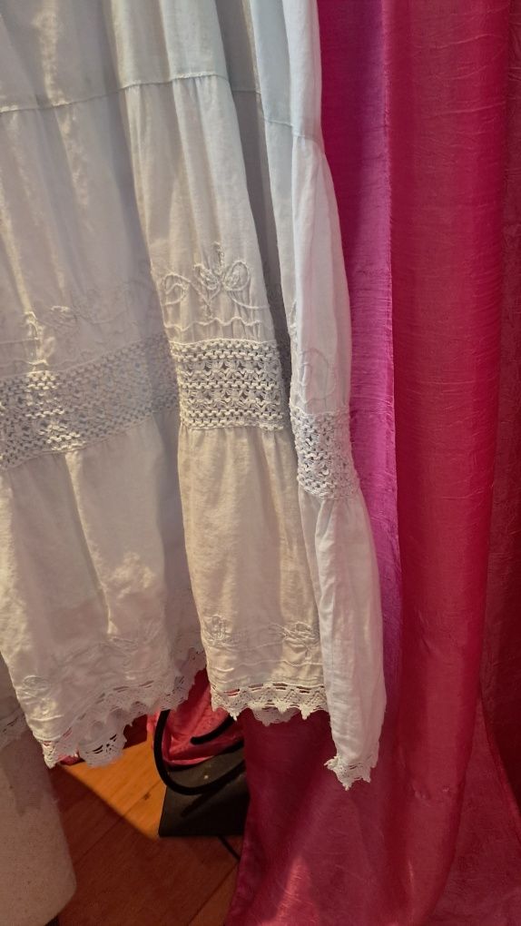Vestido Natura 3L azul claro, satisfatório
