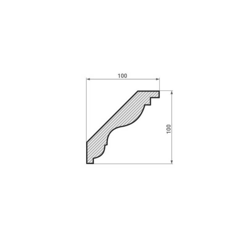 Listwa sufitowa styropianowa LP4 (Decorsystem)