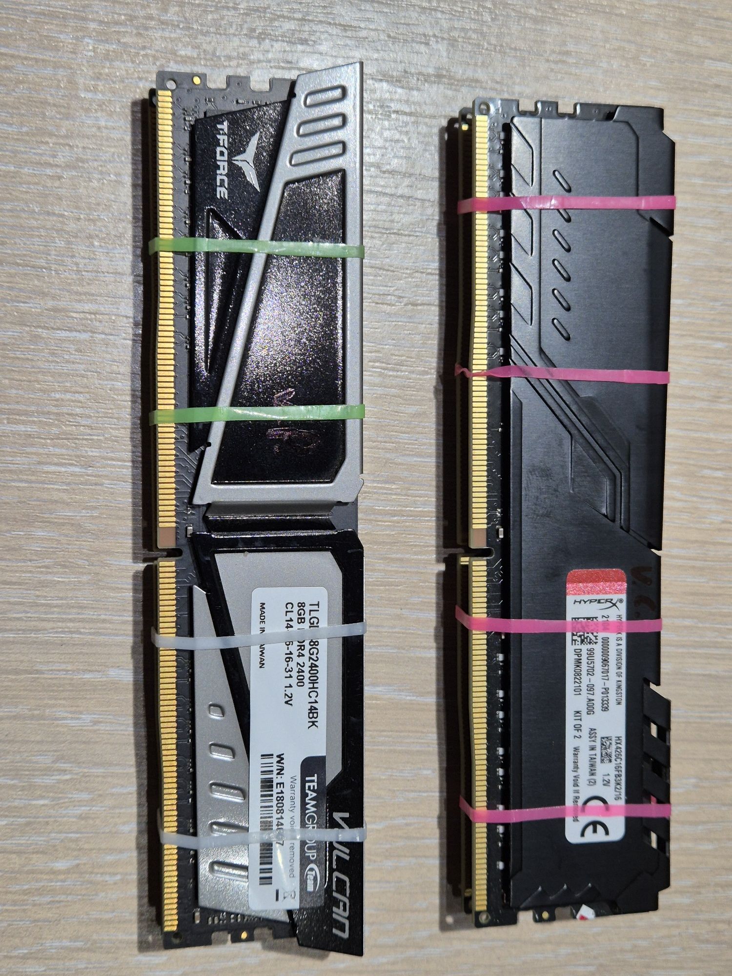 Оперативна пам’ять ddr4 8gb, Kingston HyperX Fury, Corsair, 2666mhz