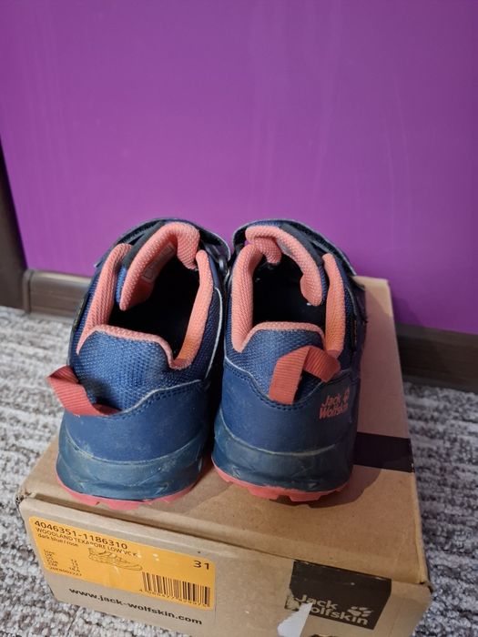 Дитячі непромокаючі черевики jack wolfskin 31 розмір