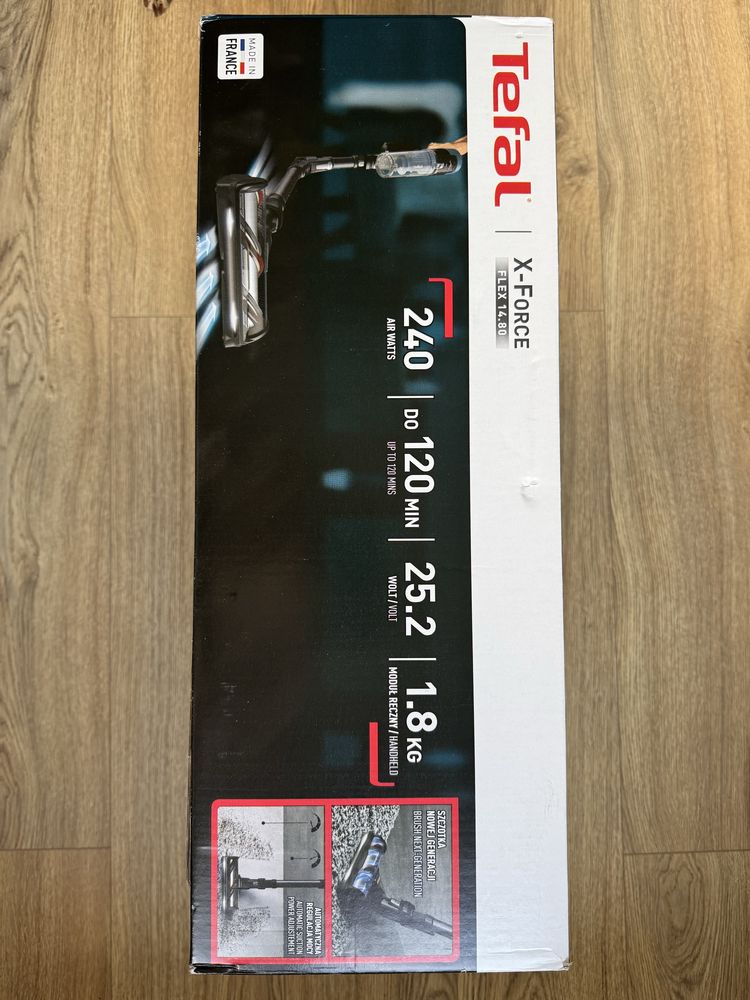 Odkurzacz pionowy tefal x-force flex 14.80 z mopowaniem