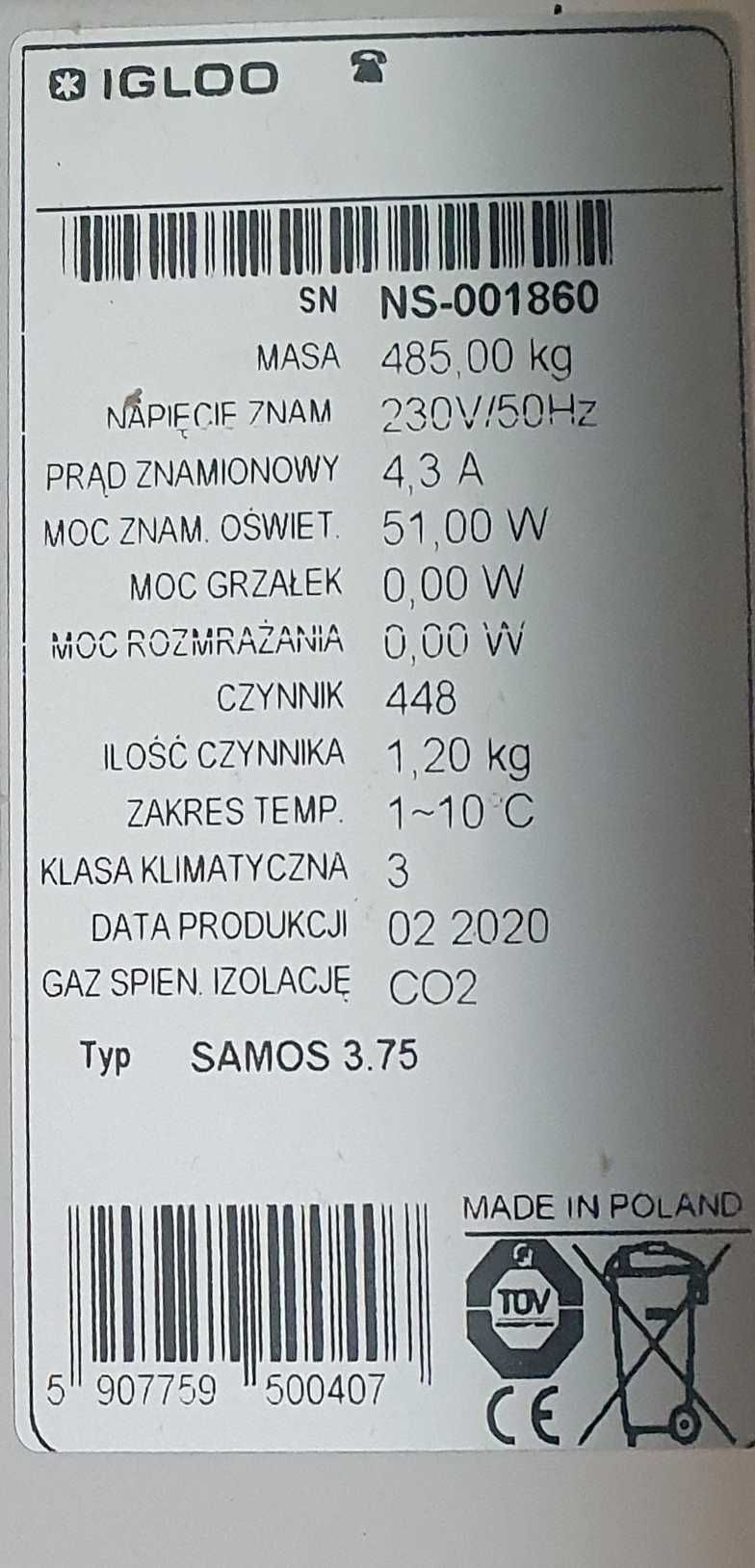 Lada chłodnicza igloo Samos 3.75m.