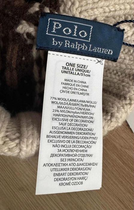 Czapka wełniana Ralph Lauren stan nowy