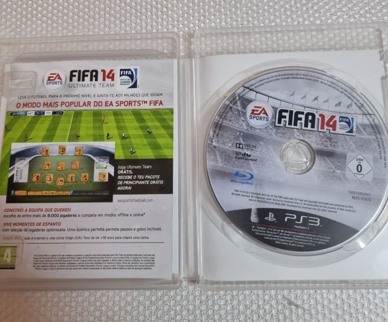 Jogo FIFA-14, PS3, Novo em Caixa