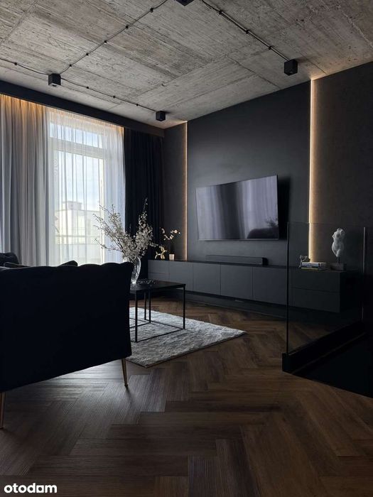 dwupoziomowy apartament z tarasem na dachu