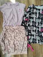 Bluzka i bluza Sinsay 122/128 kotki