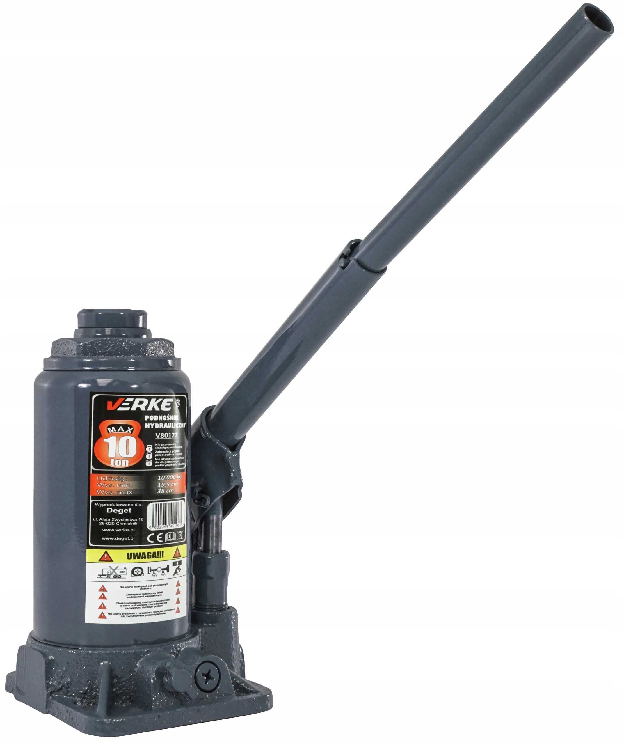 PODNOŚNIK SŁUPKOWY Hydrauliczny Żaba Lewarek 10T