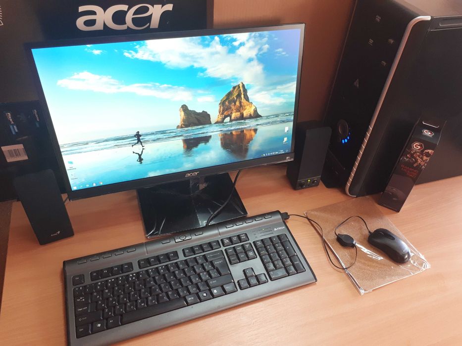 Монітор Acer HA 220 Q Офіс Дім Досуг Тонкі Рамки Корпус HDMI DIV VGA