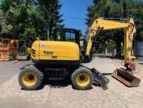 Yanmar B95 W koparka kołowa 9 ton przebieg 2935 mtg Terex TW95 9300 kg