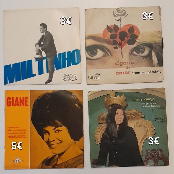 Varios discos vinil peq