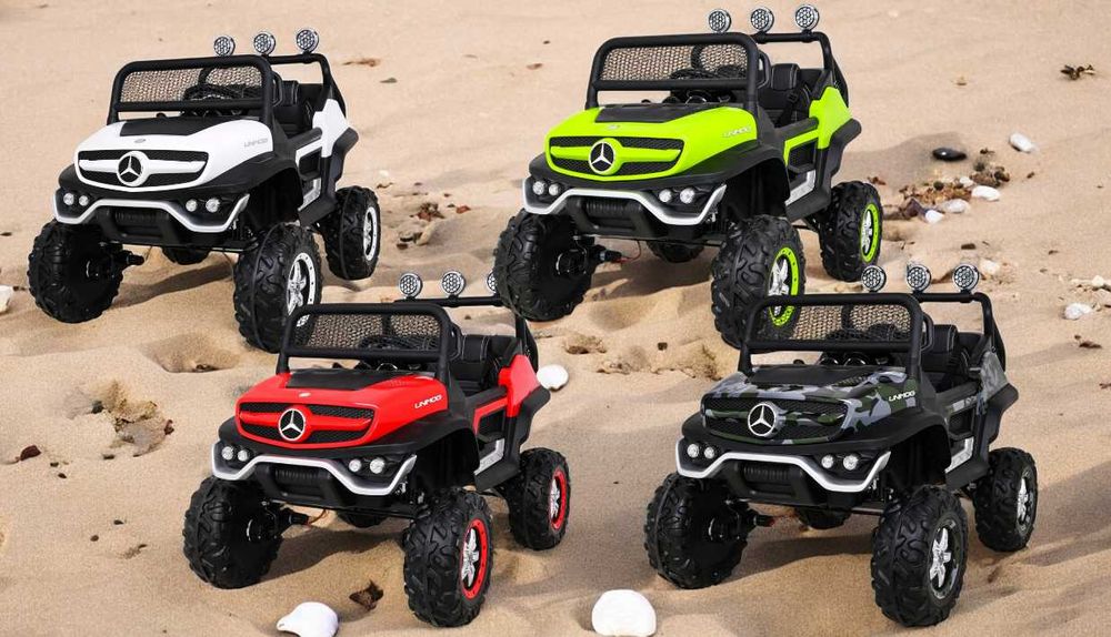 Buggy MERCEDES CIĘŻAROWY AMG 4x4 Auto Akumulator Elektryczny 2 DZIECI