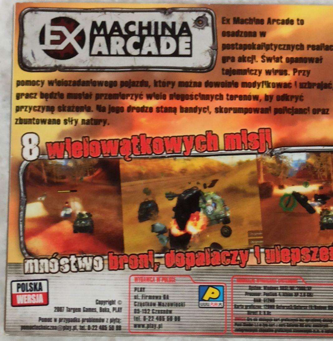 Gra Pc CD-ROM EX Machina Arcade