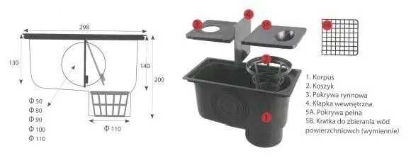 Bielbet studnia podrynnowa czarna