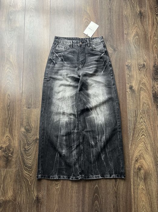 Широкі Джинси Jaded London Type Штани Джинсові Baggy Чорні Y2K SK8