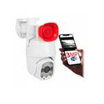 KAMERA obrotowa z MEGAFONEM WiFi detekcja ruchu głośna alarm ZOOM 2k