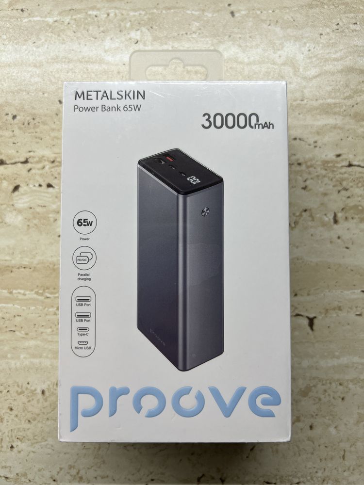 Power Bank Proove Metalskin 65W 30000mAh