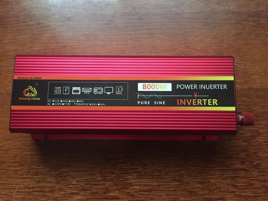 Інвертор 12-220В. 1300Вт. Чистий синус.