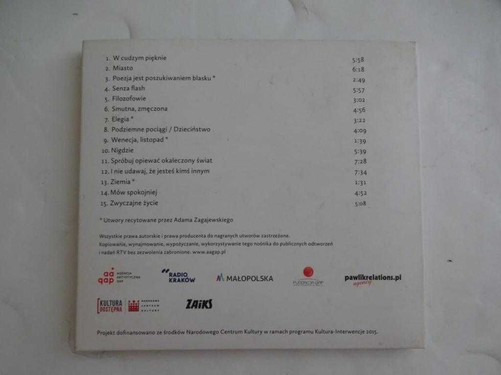 Zagajewski & Pawlik  Mów Spokojniej – Płyta CD